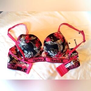 NWT HURLEY BRA SIZE 34B